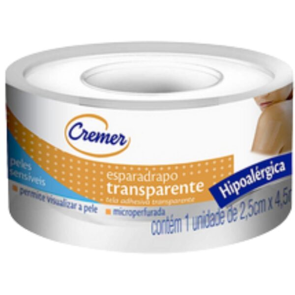 Esparadrapo Cremer Transparente 2,5Cmx4,5M