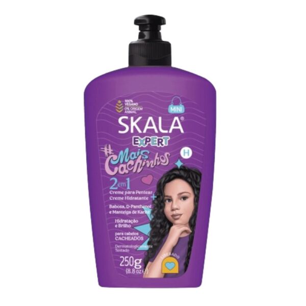 Creme Pentear Skala #Mais Cachinhos 2 Em 1 250G