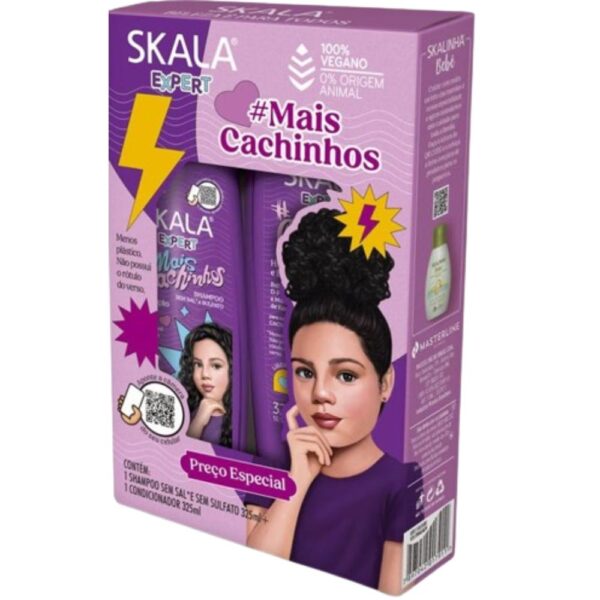 Kit Sh+Cond Skala #Mais Cachinhos 325Ml