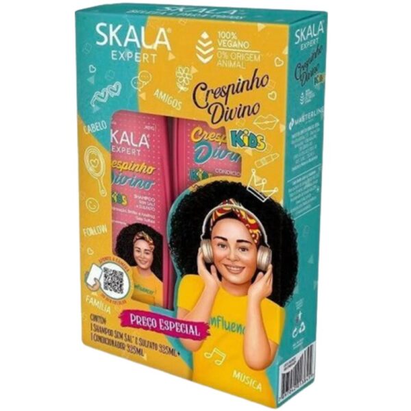 Kit Sh+Cond Skala Crespinho Divino 325Ml
