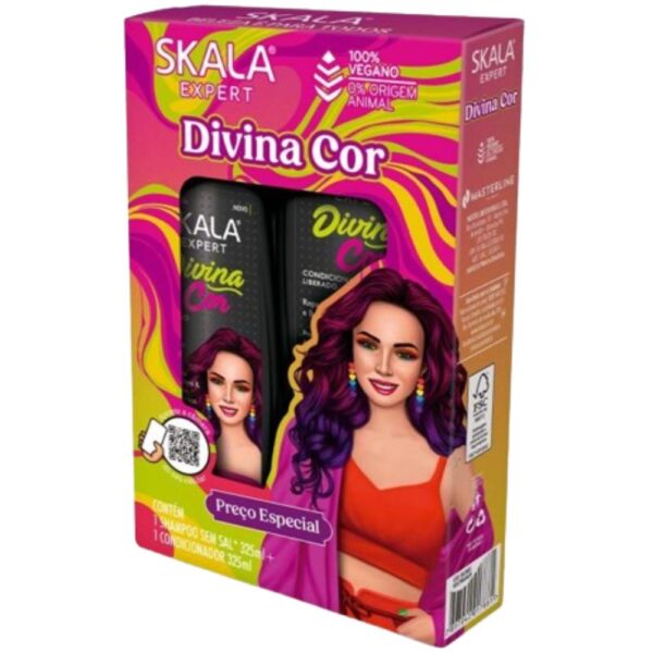 Kit Sh+Cond Skala Divina Cor 325Ml