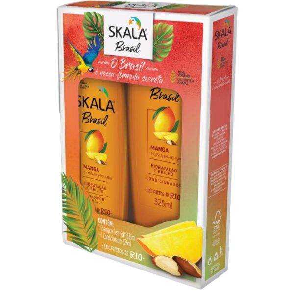 Kit Sh+Cond Skala Manga E Castanha 325Ml