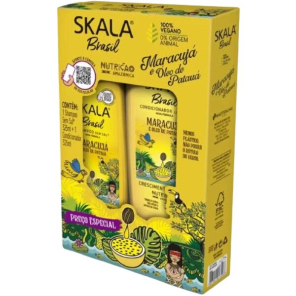 Kit Sh+Cond Skala Maracuja E Oleo Pataua 325Ml