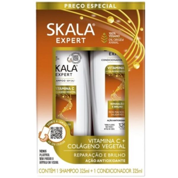 Kit Sh+Cond Skala Vit C Colageno 325Ml
