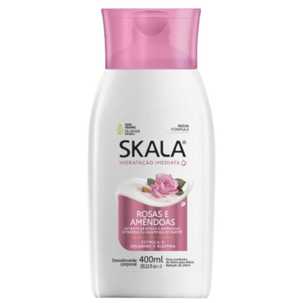Locao Hidratante Skala Rosas E Amendoas 400Ml