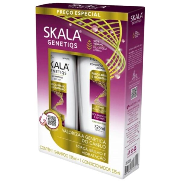 Kit Sh+Cond Skala Genetics Forca E Brilho 325Ml