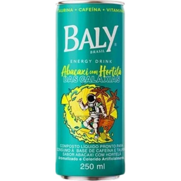 Energetico Baly Abacaxi Com Hortela 250Ml