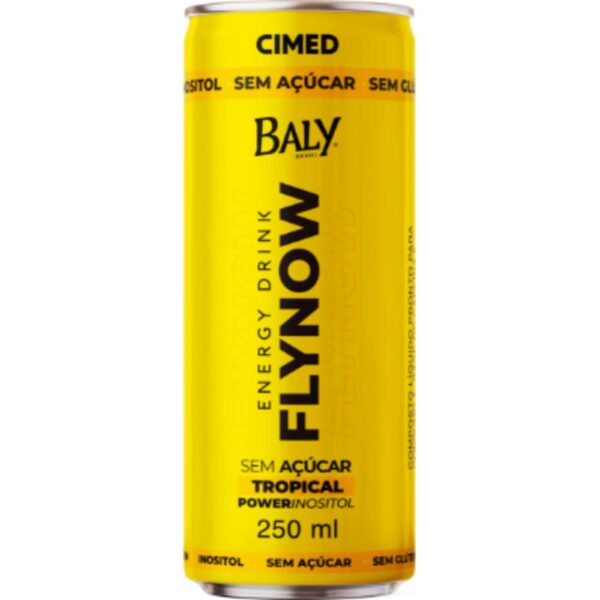 Energetico Baly Flynow Sem Açucar 250 Ml