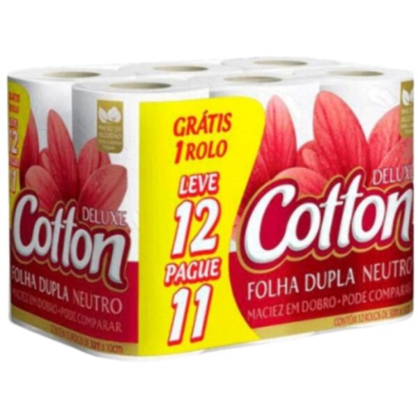Papel Higienico Cotton 30M Fd Lv12 Pg11