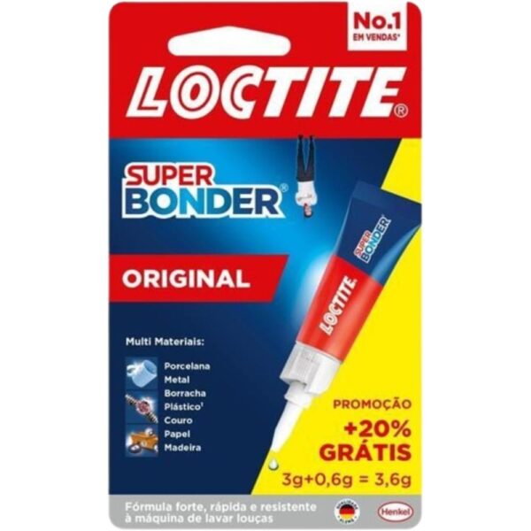 Cola Super Bonder Original 3G + 20% Gratis Sm
