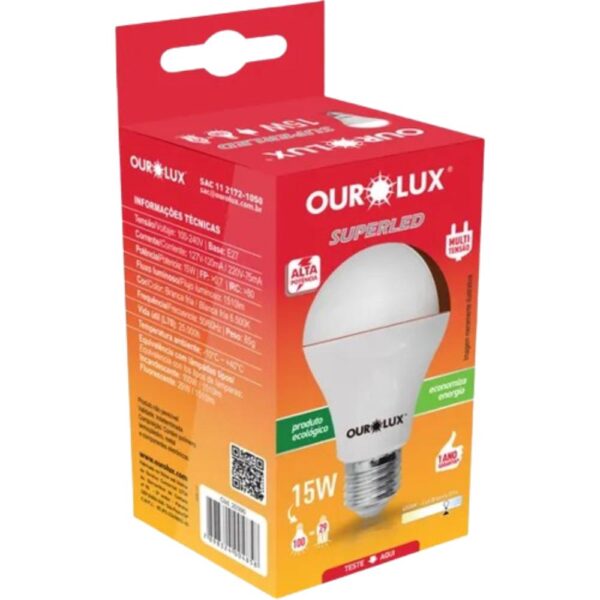 Lampada Super Led Ourolux 15W