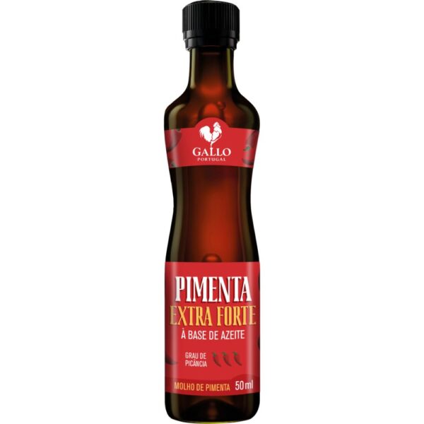 Molho De Pimenta Gallo Com Azeite Extra Forte Vidro 50Ml