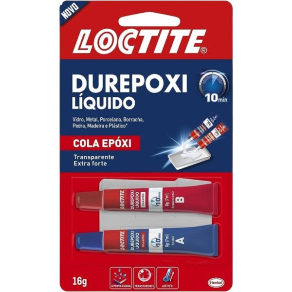 Cola Durepoxi Loctite Liquido 16G