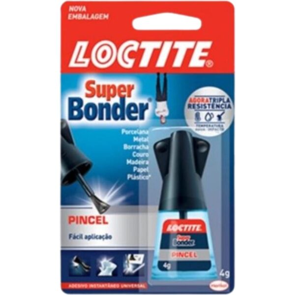 Cola Super Bonder Pincel 4G