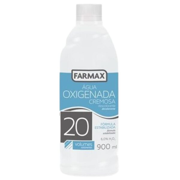 Agua Oxigenada Cremosa Farmax 20Vls 900Ml