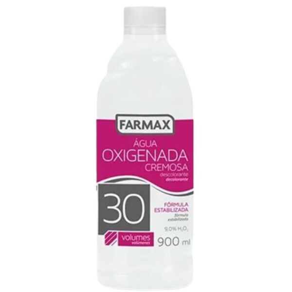 Agua Oxigenada Cremosa Farmax 30Vls 900Ml