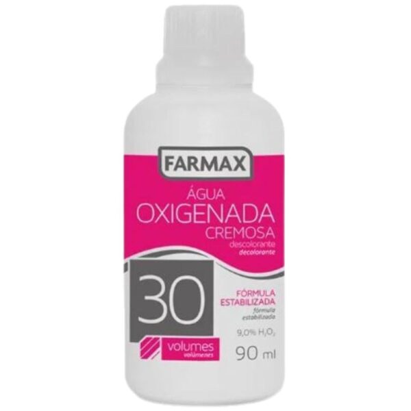 Agua Oxigenada Cremosa Farmax 30Vls 90Ml