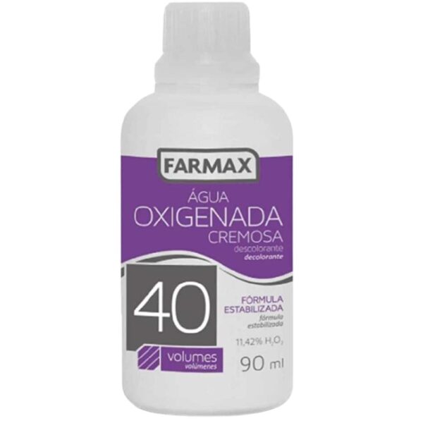 Agua Oxigenada Cremosa Farmax 40Vls 90Ml