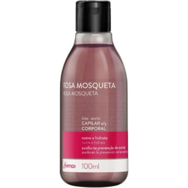 Oleo Capilar E Corporal Farmax Rosa Mosqueta 100Ml