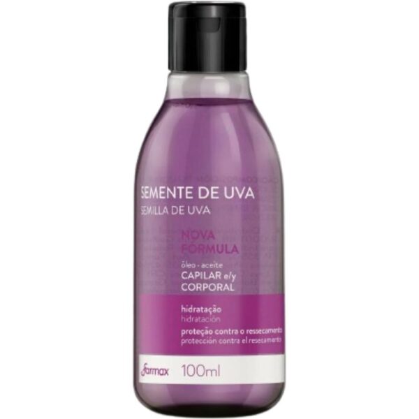 Oleo Capilar E Corporal Farmax Uva 100Ml