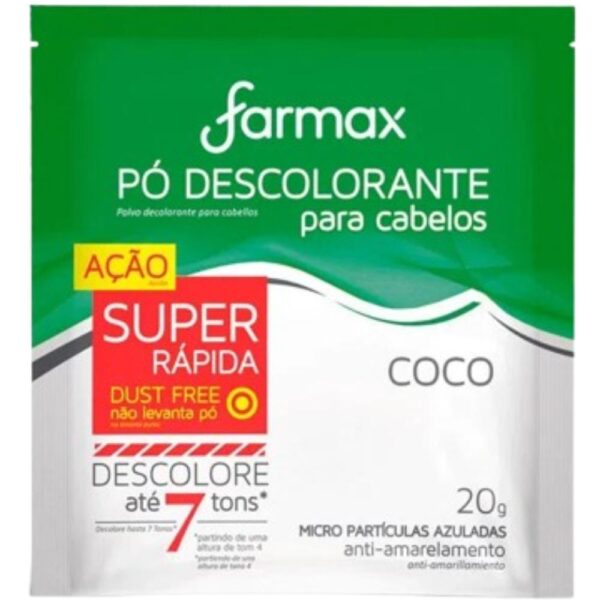 Po Descolorante Farmax Coco 20G