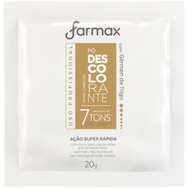 Po Descolorante Farmax Germem De Trigo 20G