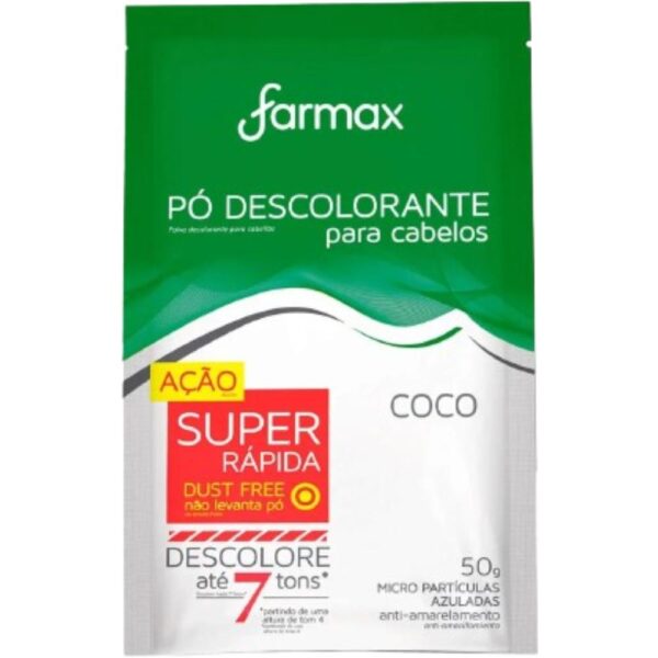 Po Descolorante Farmax Coco 50G