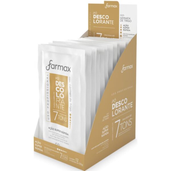 Po Descolorante Farmax Germem De Trigo 50G