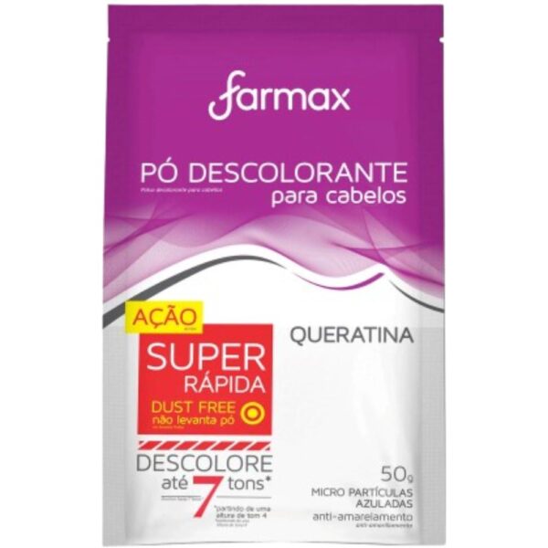 Po Descolorante Farmax Queratina 50G