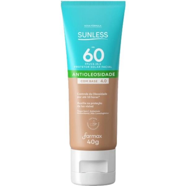 Protetor Facial Sunless Fps60 Cor 4.0 40G