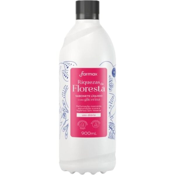 Sabonete Liquido Farmax Riqueza Da Floresta Refil 900Ml