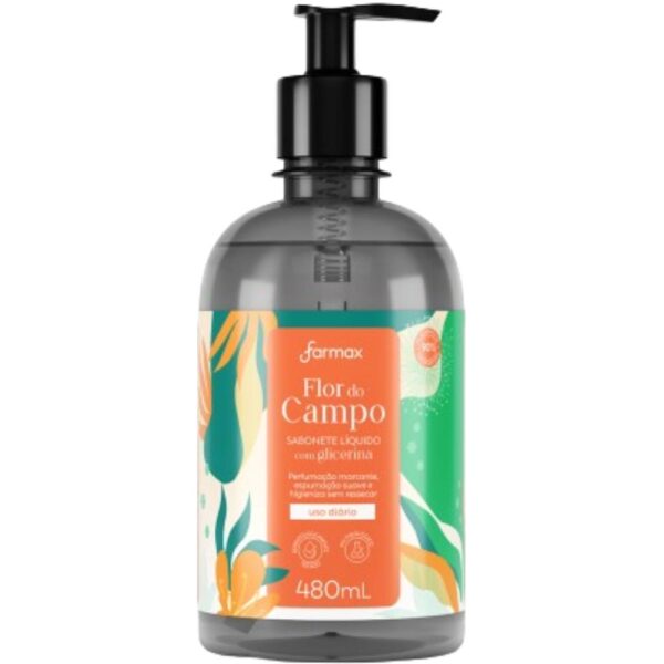 Sabonete Liquido Farmax Flor Do Campo 480Ml