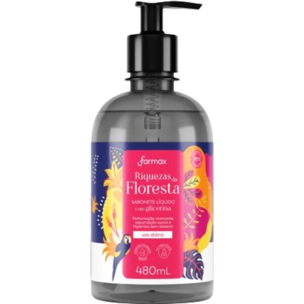Sabonete Liquido Farmax Riquezas Floresta 480Ml