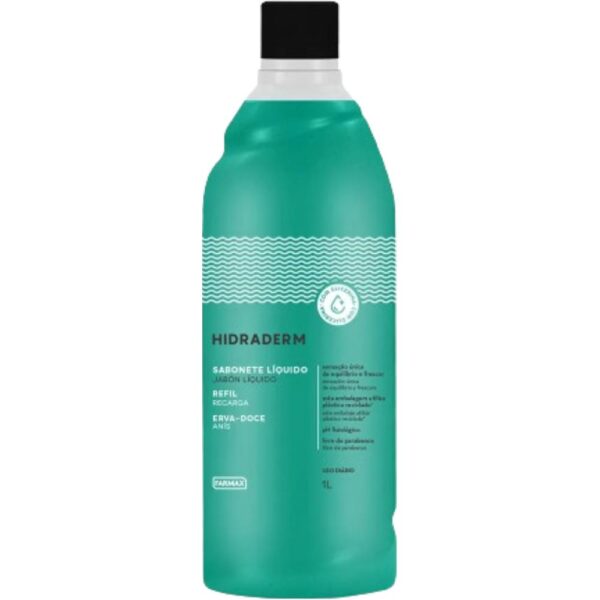 Sabonete Liquido Hidraderm Erva Doce Refil 1 Litro