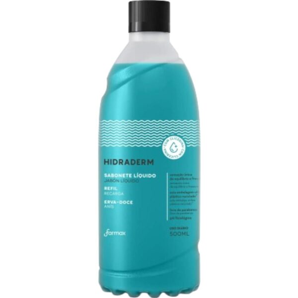 Sabonete Liquido Hidraderm Erva Doce Refil 500Ml