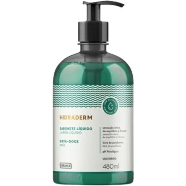 Sabonete Liquido Hidraderm Erva Doce 480Ml