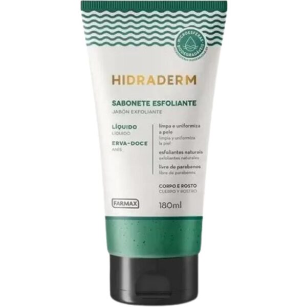 Sabonete Liquido Hidraderm Esfoliante Erva Doce 180Ml
