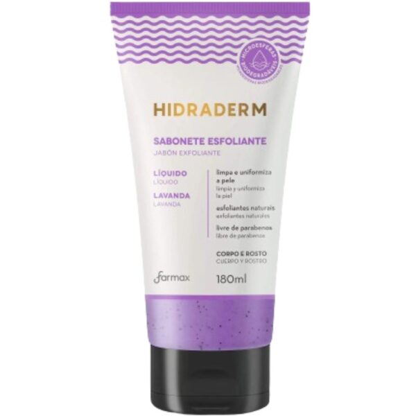 Sabonete Liquido Hidraderm Esfoliante Lavanda 180Ml