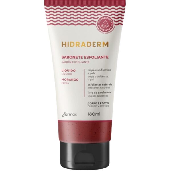 Sabonete Esfoliante Hidraderm Morango 180Ml