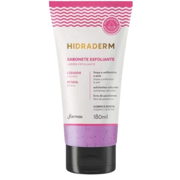 Sabonete Liquido Hidraderm Esfoliante Pitaya 180Ml