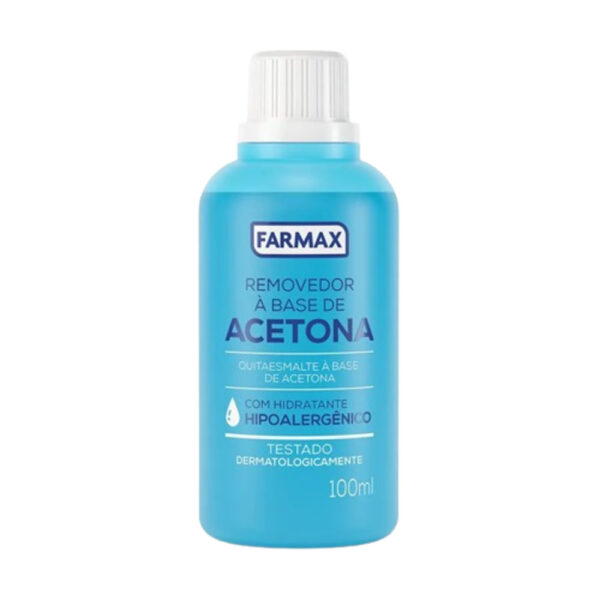 Removedor Esmalte Base Acetona Farmax 100Ml