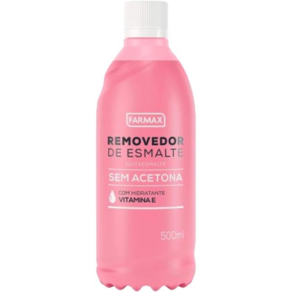 Removedor Esmalte S/Acetona Farmax Vitamina E 500Ml