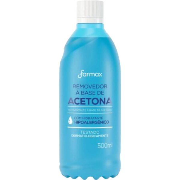 Removedor Esmalte Base Acetona Farmax 500Ml