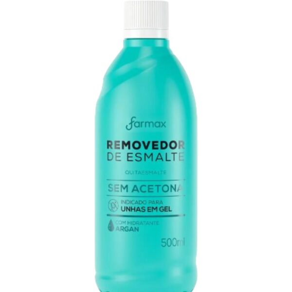 Removedor Farmax Sem Acetona Argan 500Ml