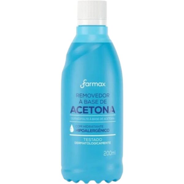 Removedor Esmalte Base Acetona Farmax 200Ml
