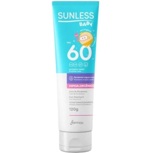 Protetor Solar Sunless Baby Fps 60 120G