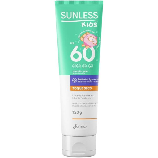 Protetor Solar Sunless Kids Fps60 120G