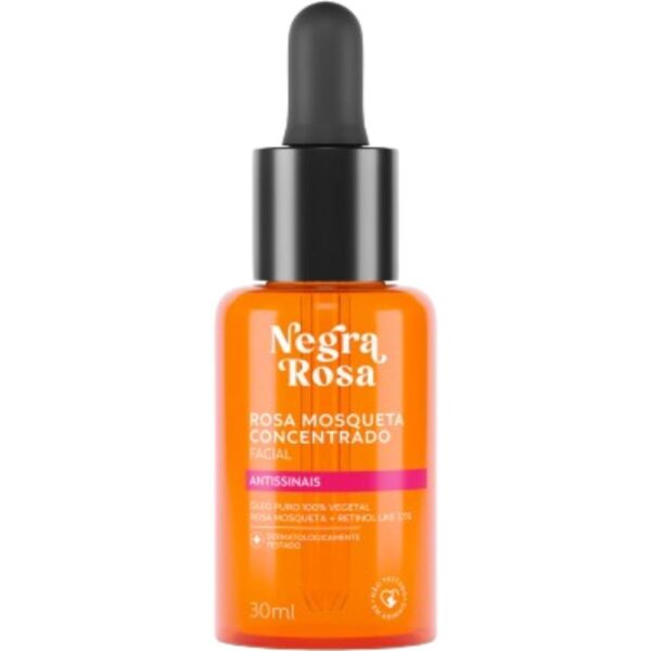 Oleo Negra Rosa Rosa Mosqueta Facial Concentrado 30Ml