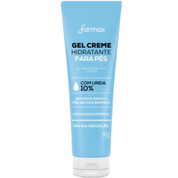 Gel Creme Hidratante Para Pés Farmax 90G