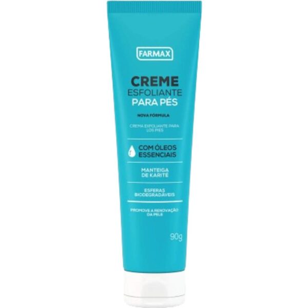Creme Esfoliante Para Os Pes Farmax 90G